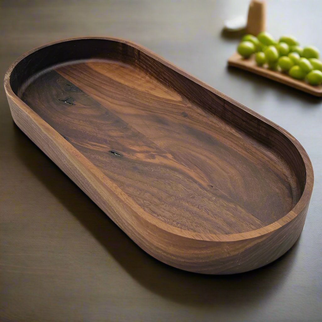 Black Walnut Everything Tray - NW Timber Studio