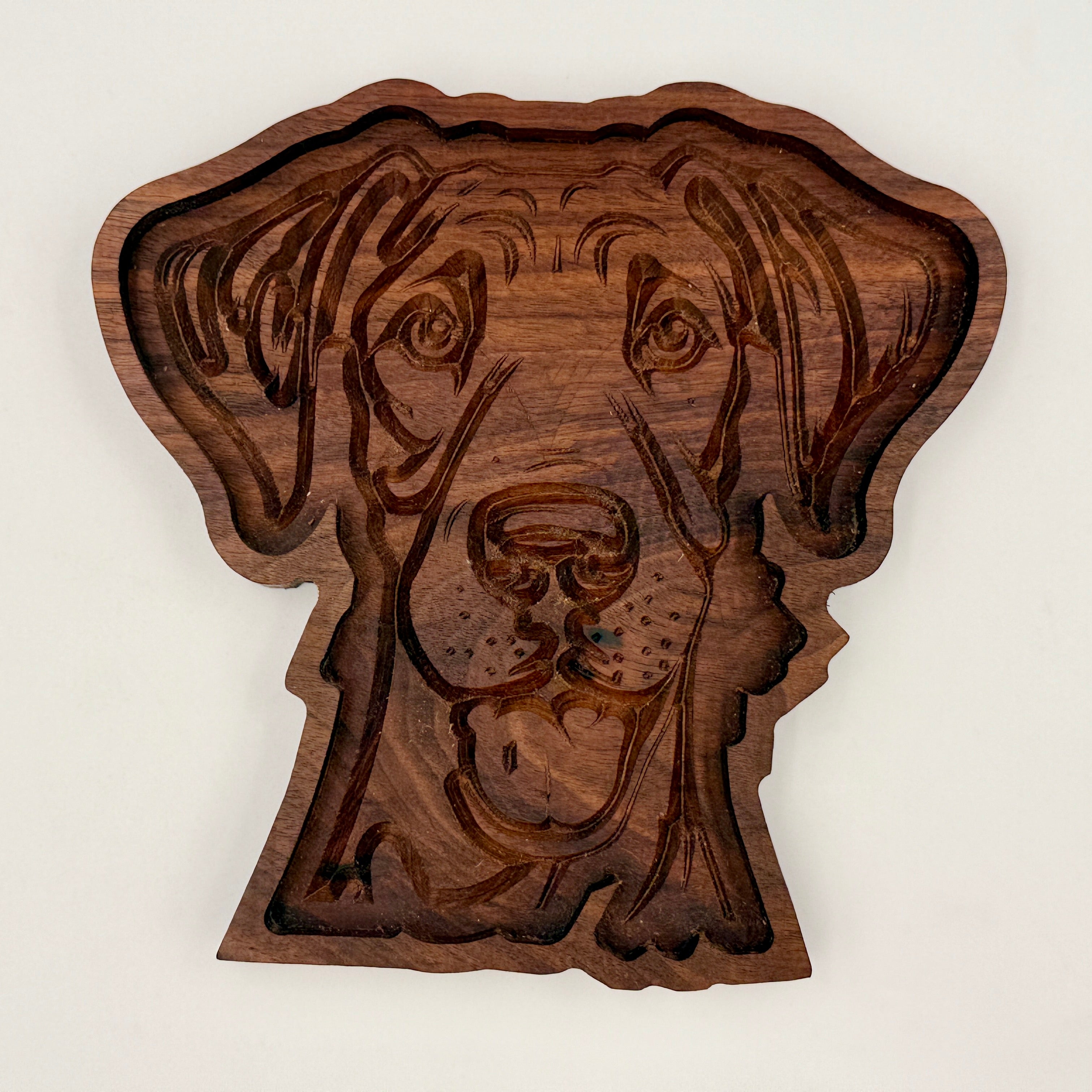 Back Lab catch all tray Black Walnut wood