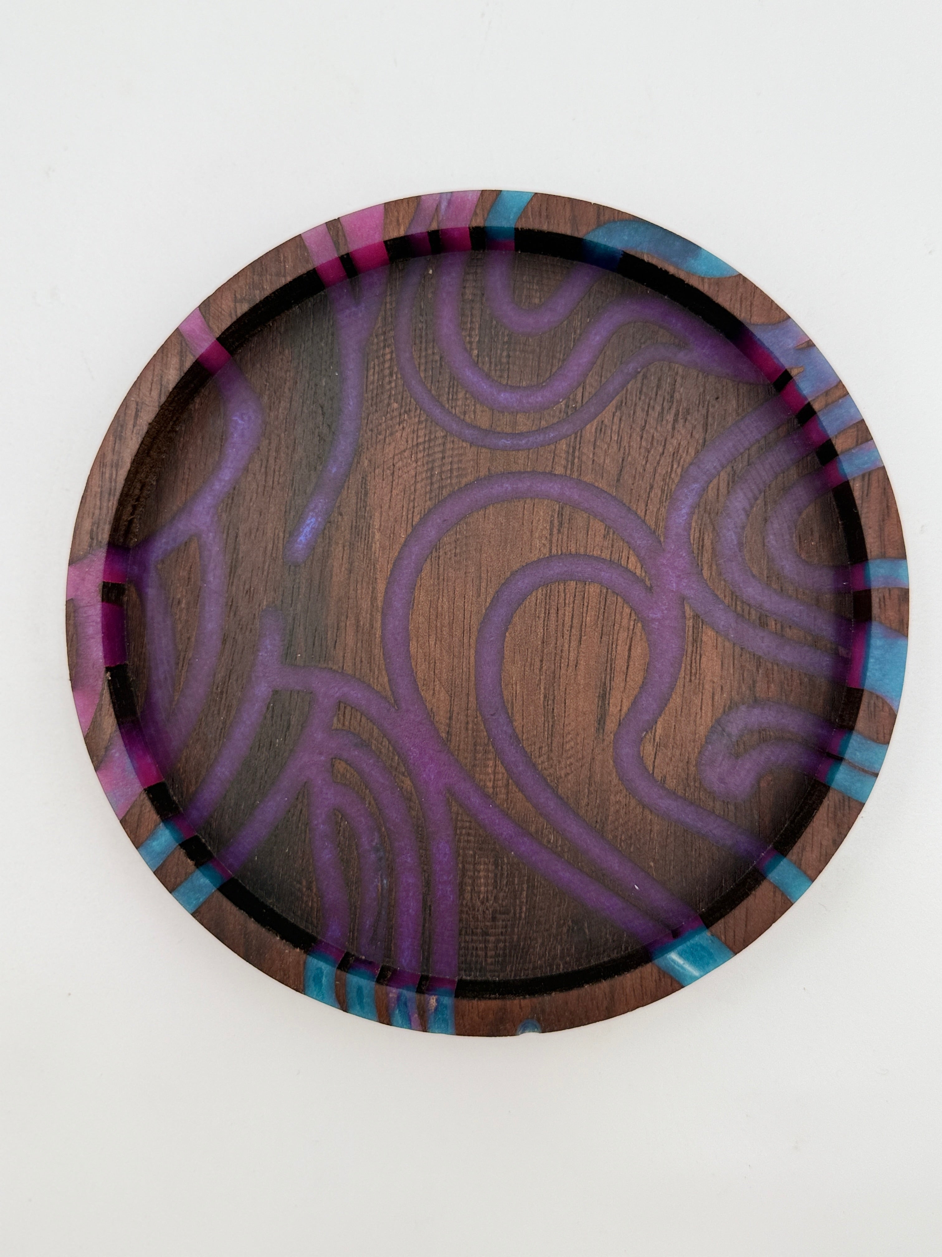Mosaic Collection: Black Walnut Lines