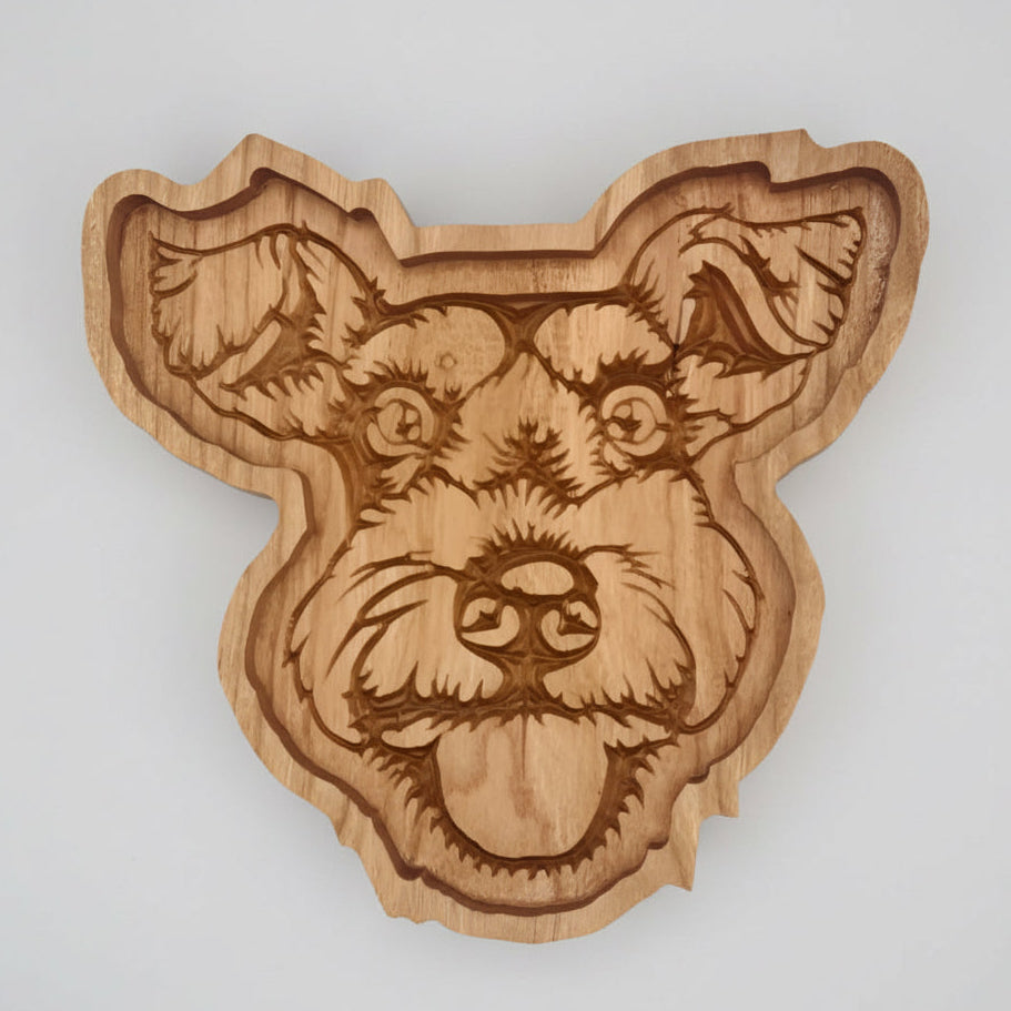 Schnauzer Catch - All Tray - NW Timber Studio