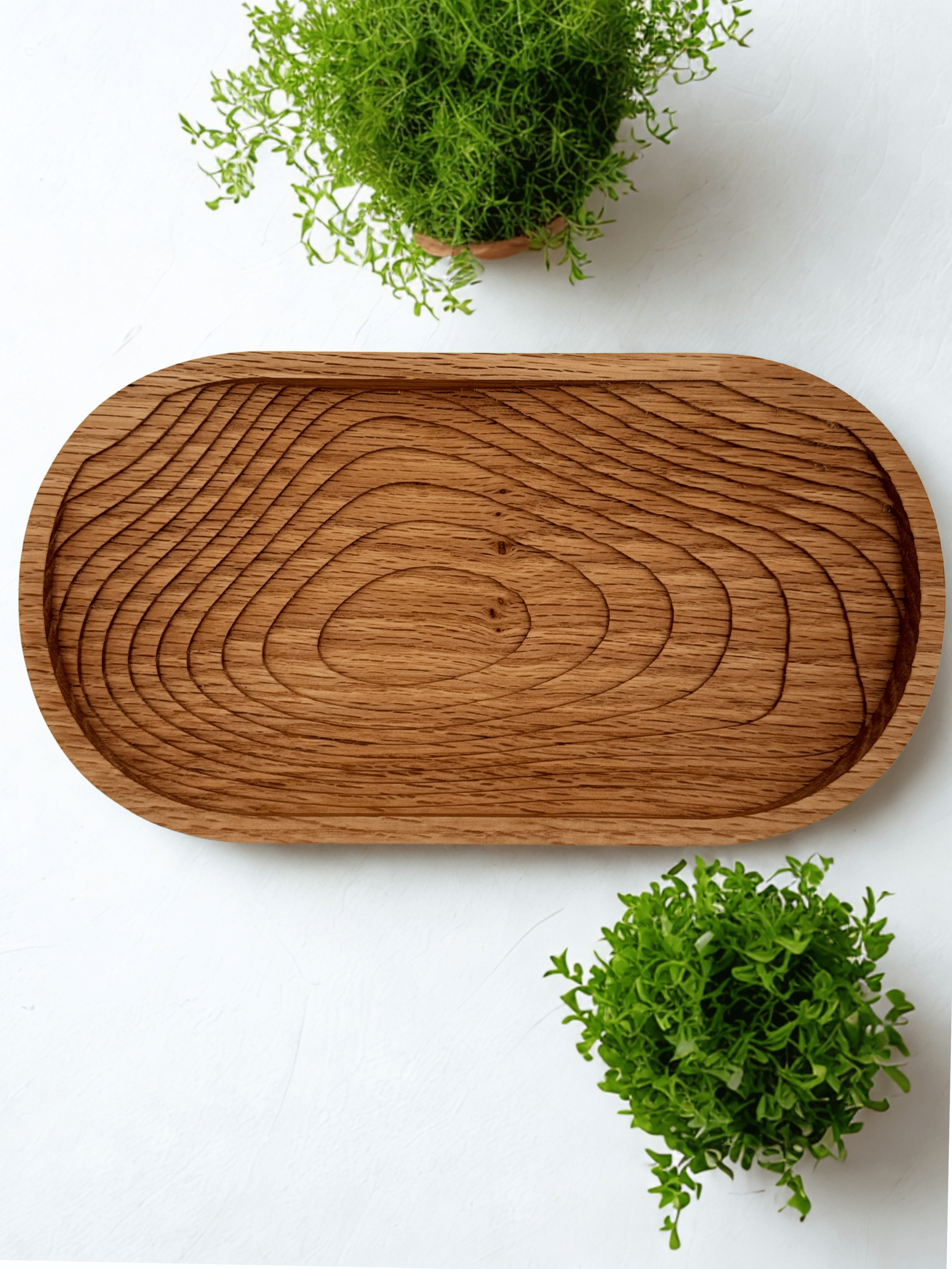 The Contour Tray: White Oak - NW Timber Studio