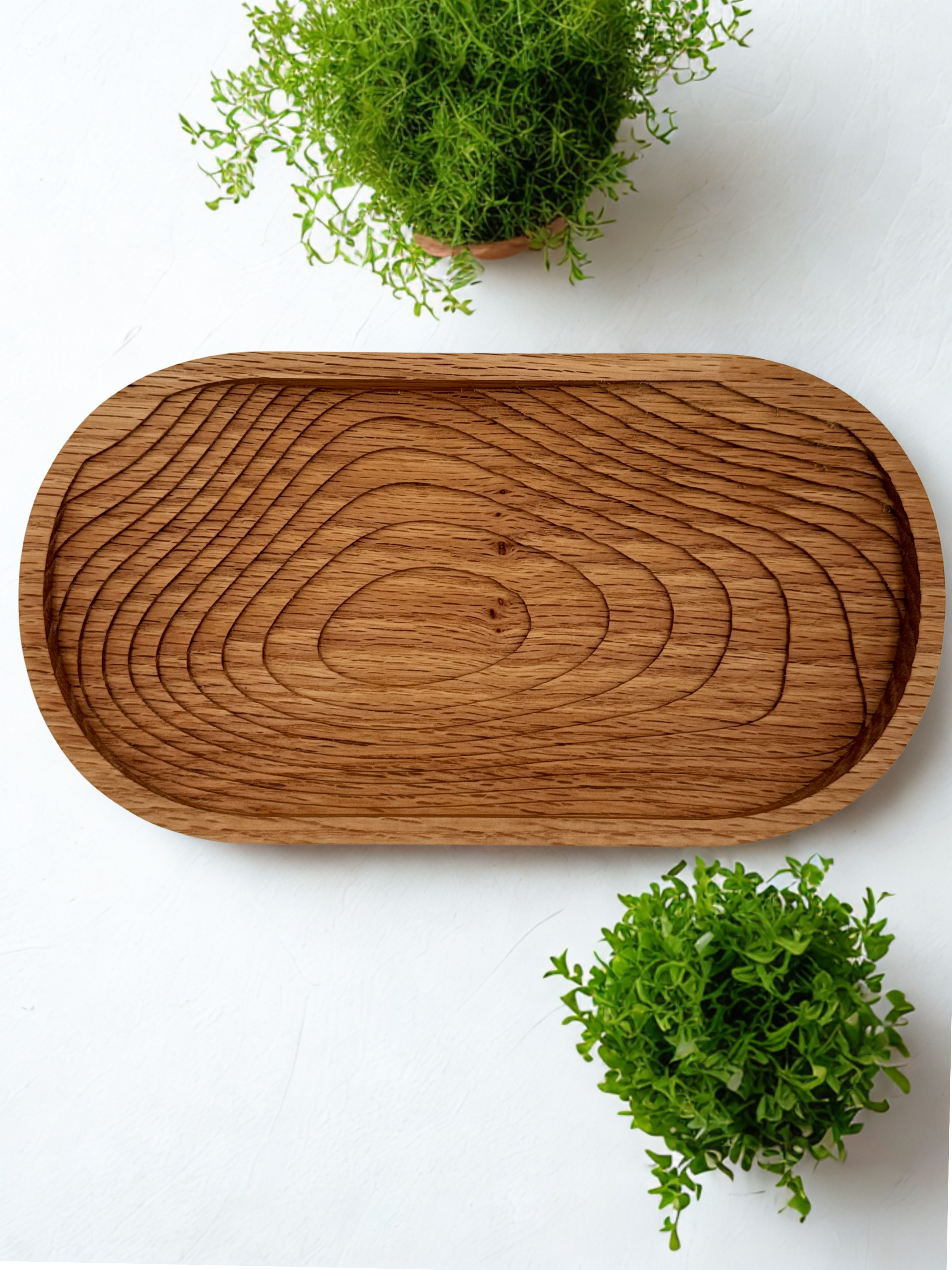 The Contour Tray: White Oak