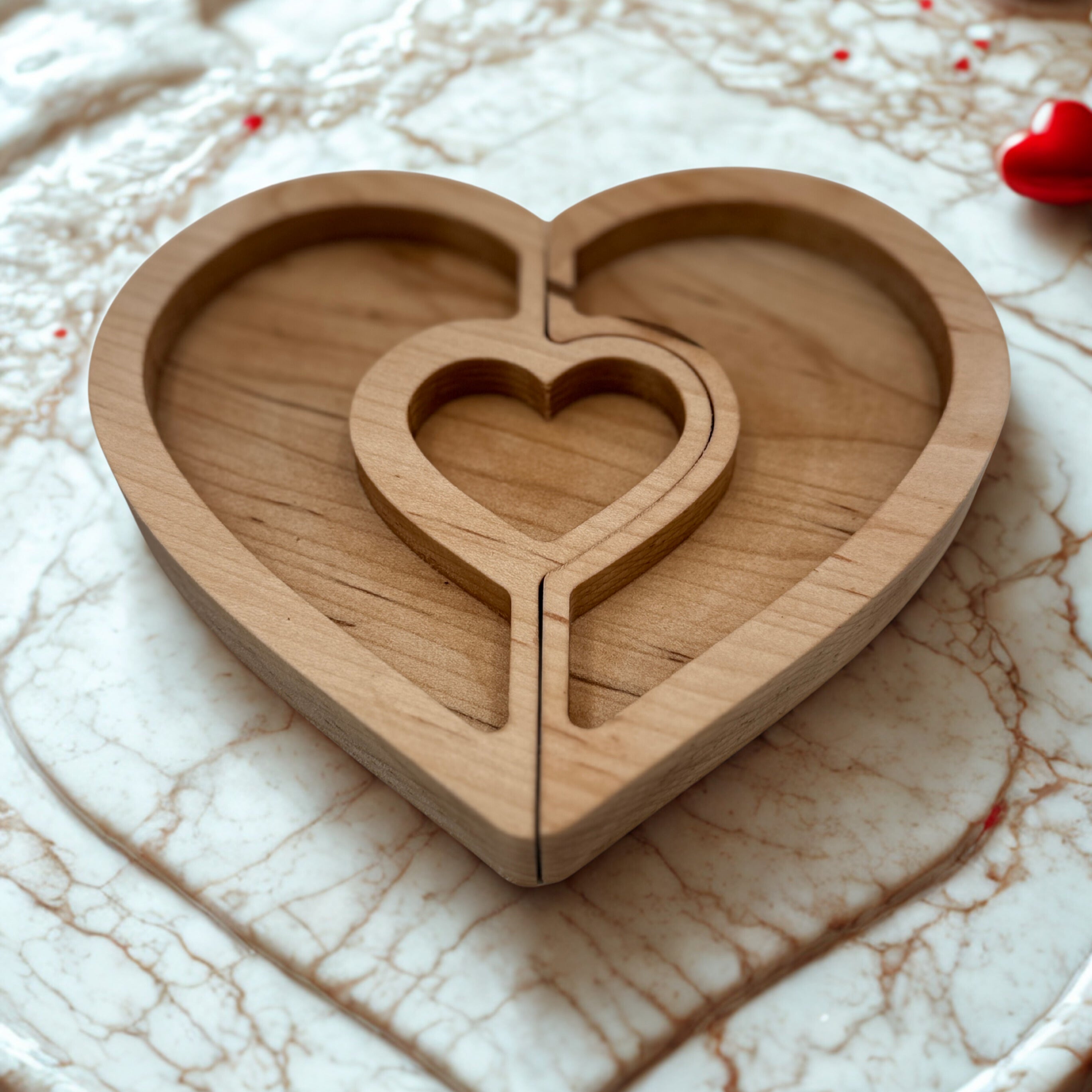 Valentines Puzzle catch all tray