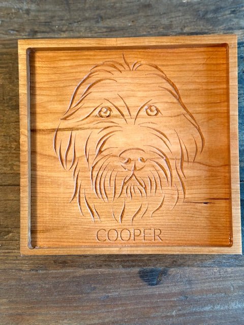 Custom Dog Catch-All Trays - NW Timber Studio