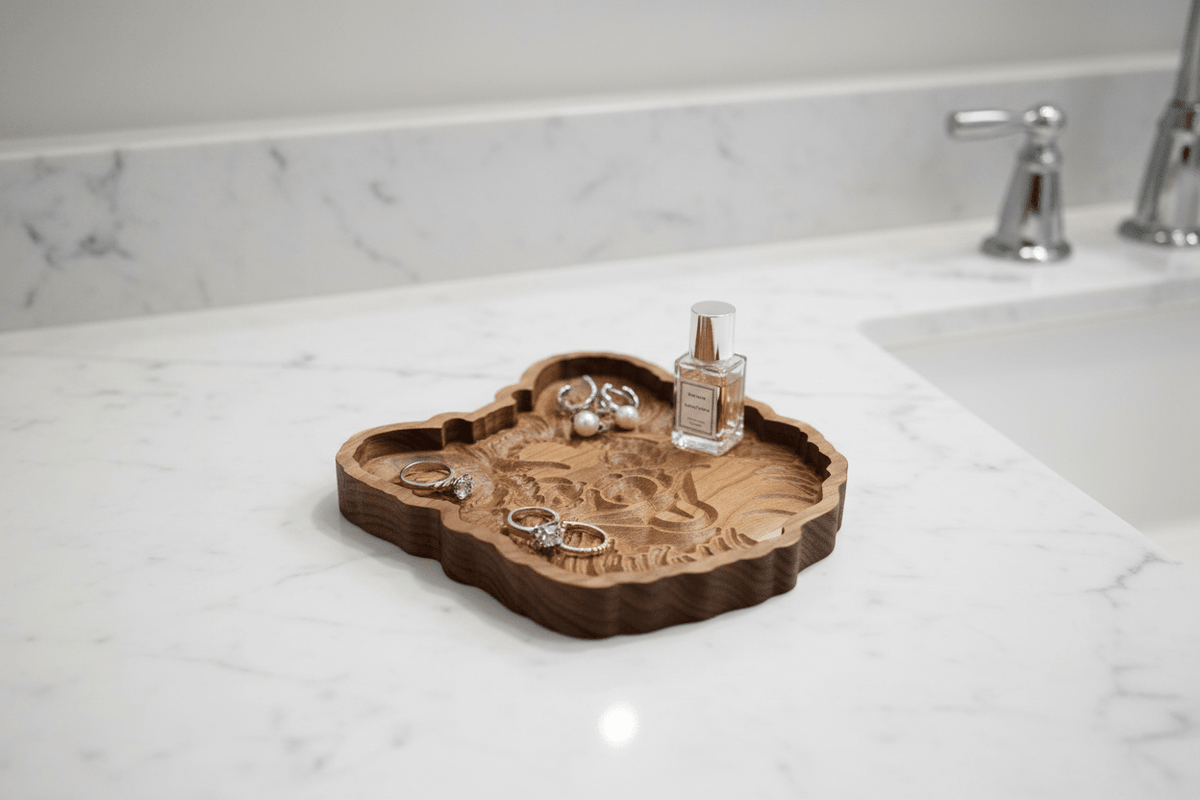 Pomeranian Catch-All Tray - NW Timber Studio
