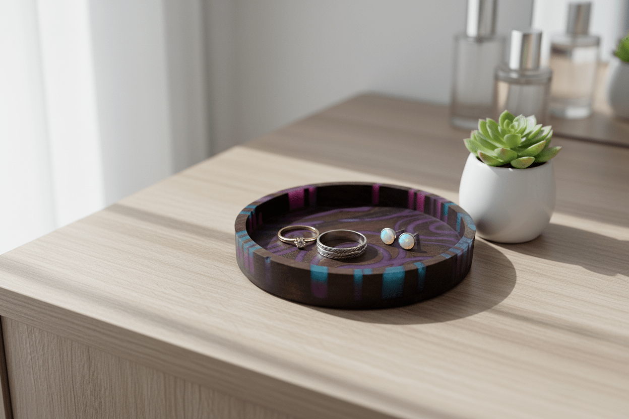 Mosaic Collection: Black Walnut Lines - NW Timber Studio