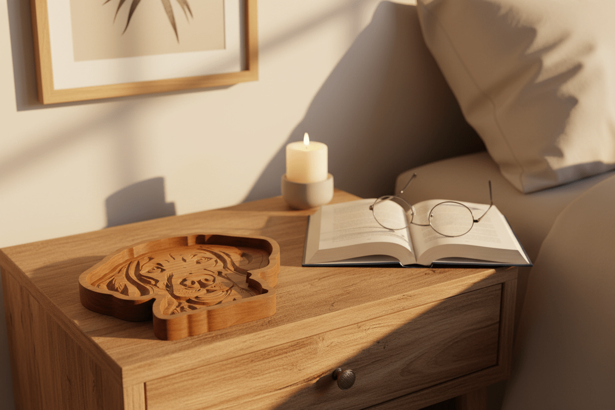 Weimaraner Wooden Tray - NW Timber Studio