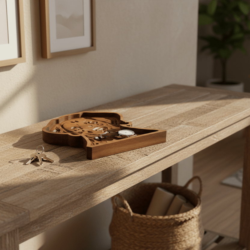 Dalmatian Catch - All Tray | Solid Cherry Wood - NW Timber Studio
