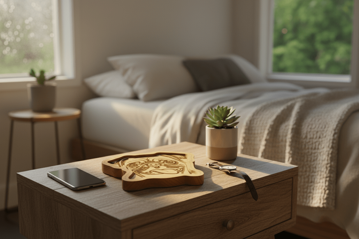 Pug Catch - All Tray — Tongue Out - NW Timber Studio