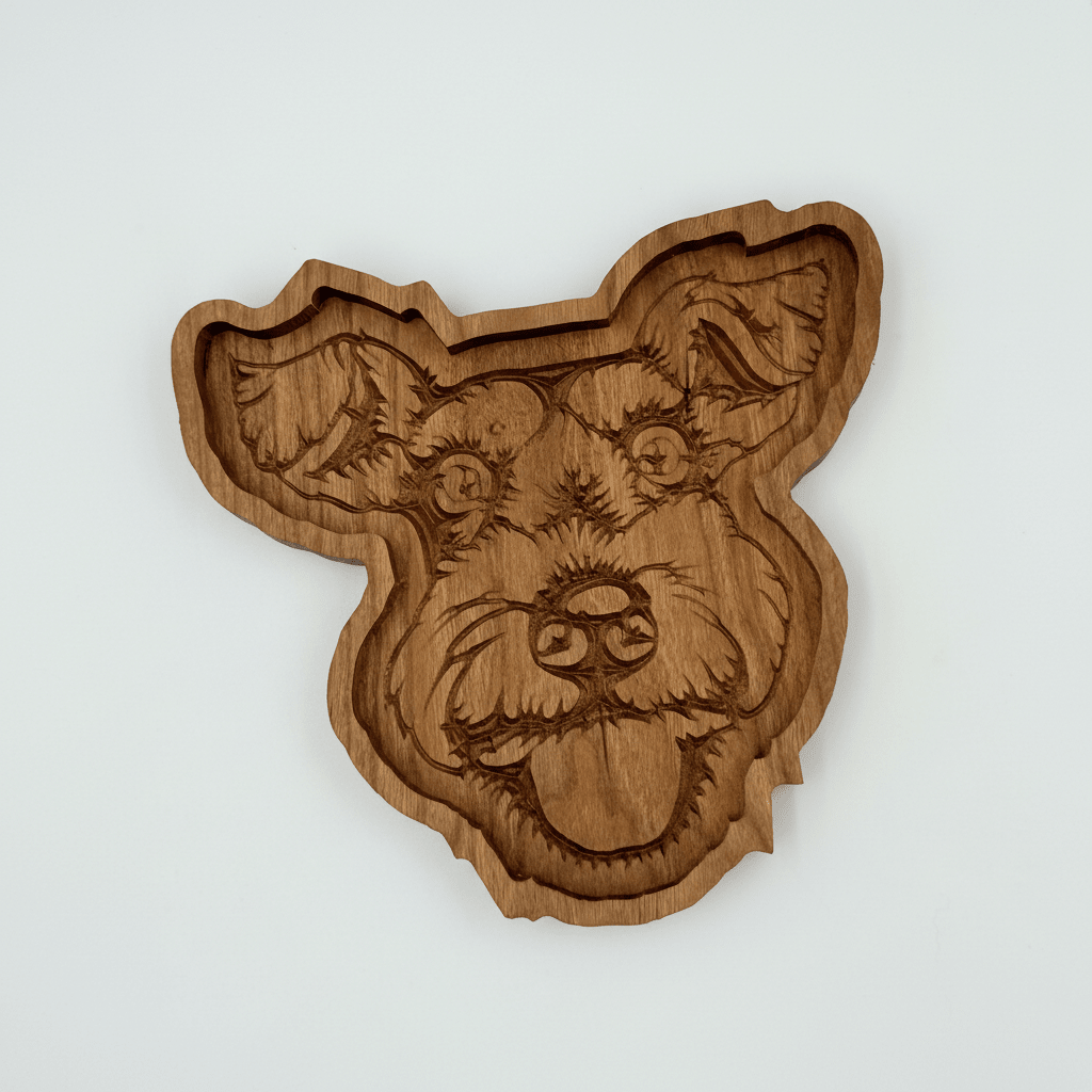 Schnauzer Catch - All Tray - NW Timber Studio