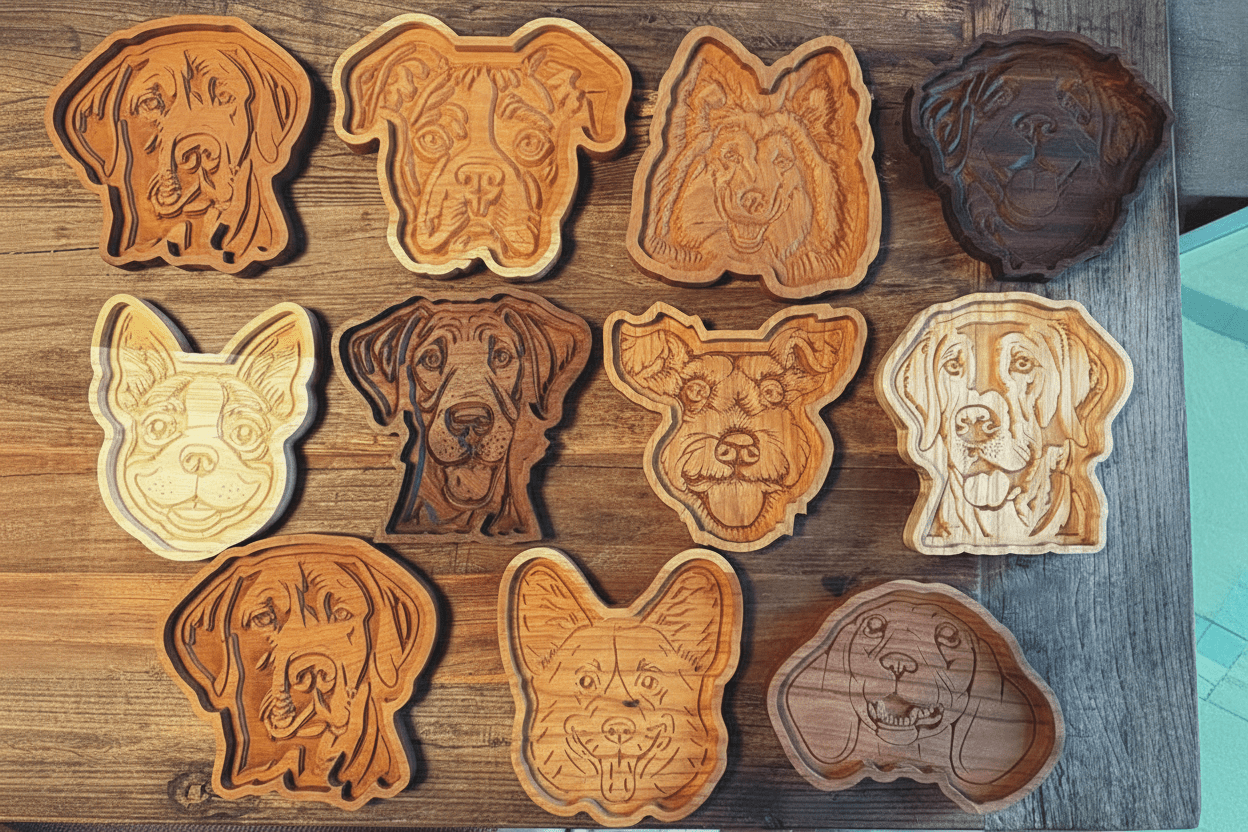 Dog Catch-All Trays - NW Timber Studio