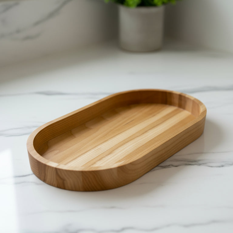 Poplar Wood Bowl Large