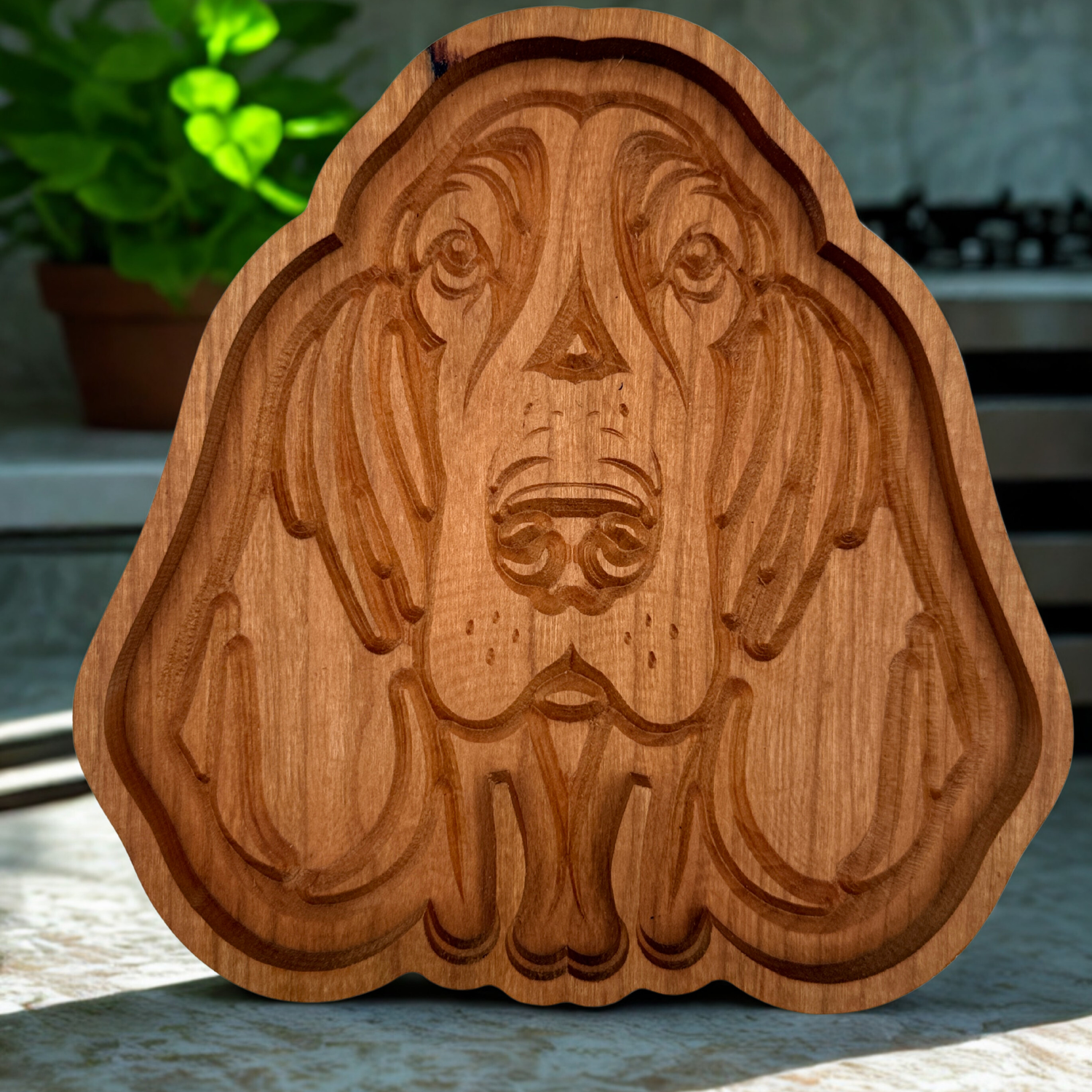 Basset Hound Catch-All Tray