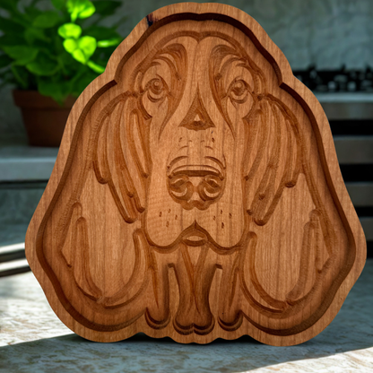 Basset Hound Catch-All Tray