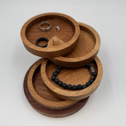 Round 4 tray small Jewerly catch-all tray
