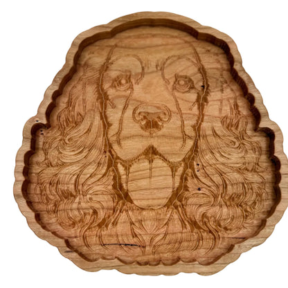 Cocker Spaniel Catch-All Tray - NW Timber Studio