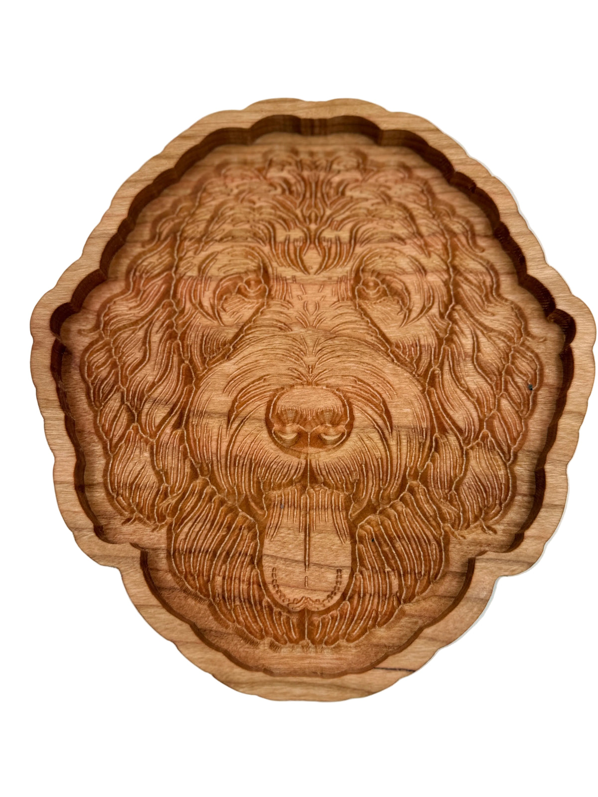 Goldendoodle Catch-All Tray V2 - NW Timber Studio