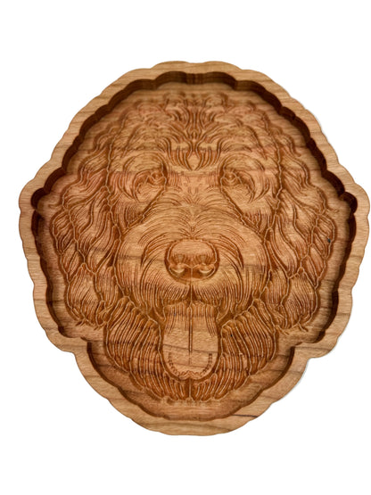 Goldendoodle Catch-All Tray V2 - NW Timber Studio