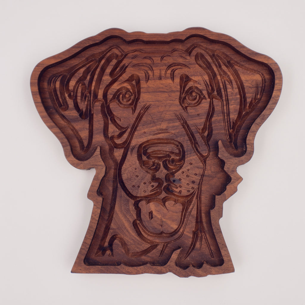 Labrador Catch-All Tray Black Walnut