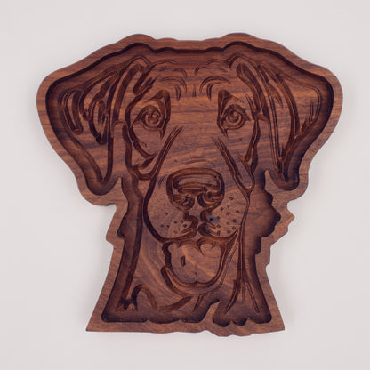 Labrador Catch-All Tray Black Walnut