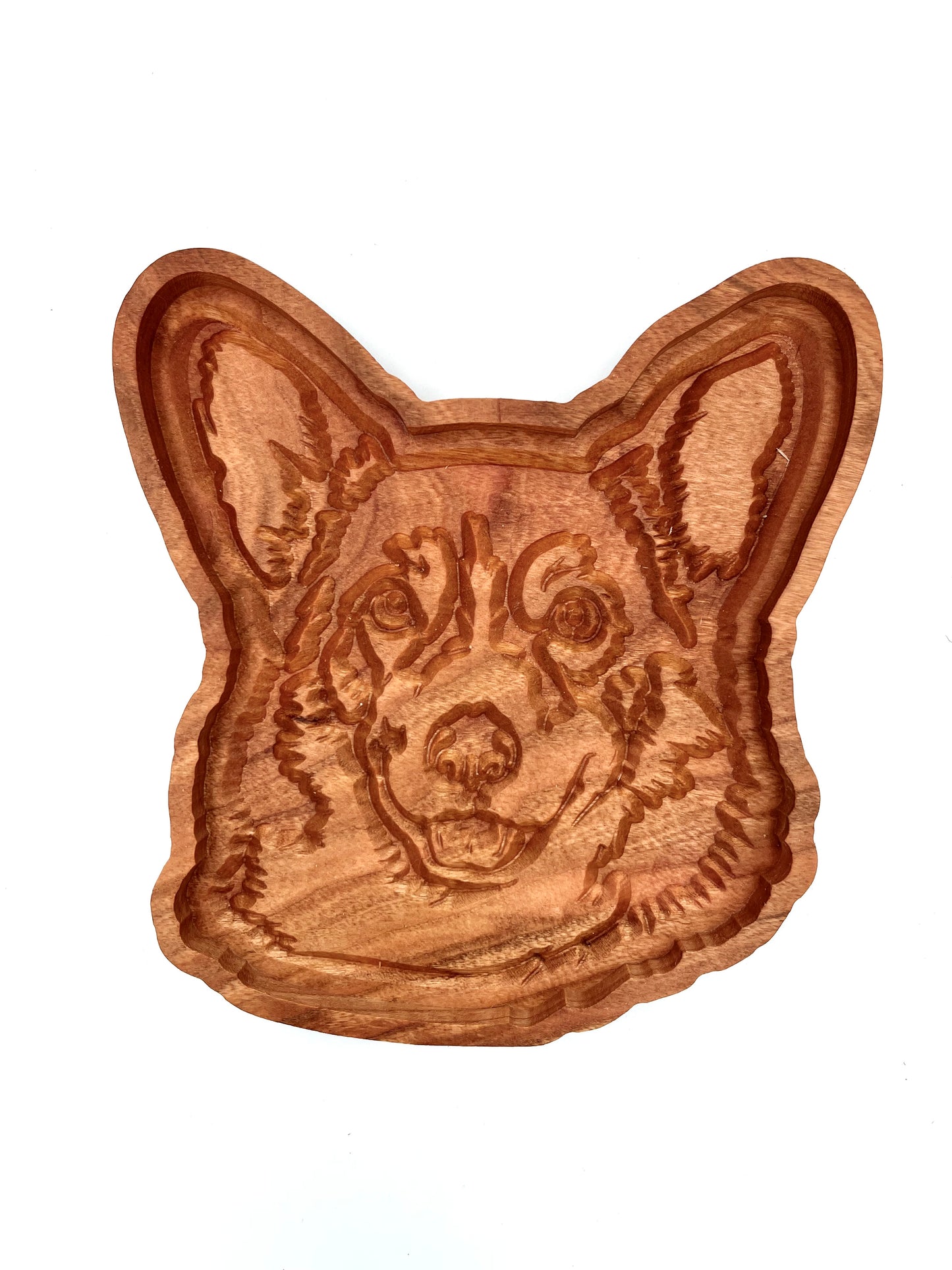 Corgi Wood Catch All Tray