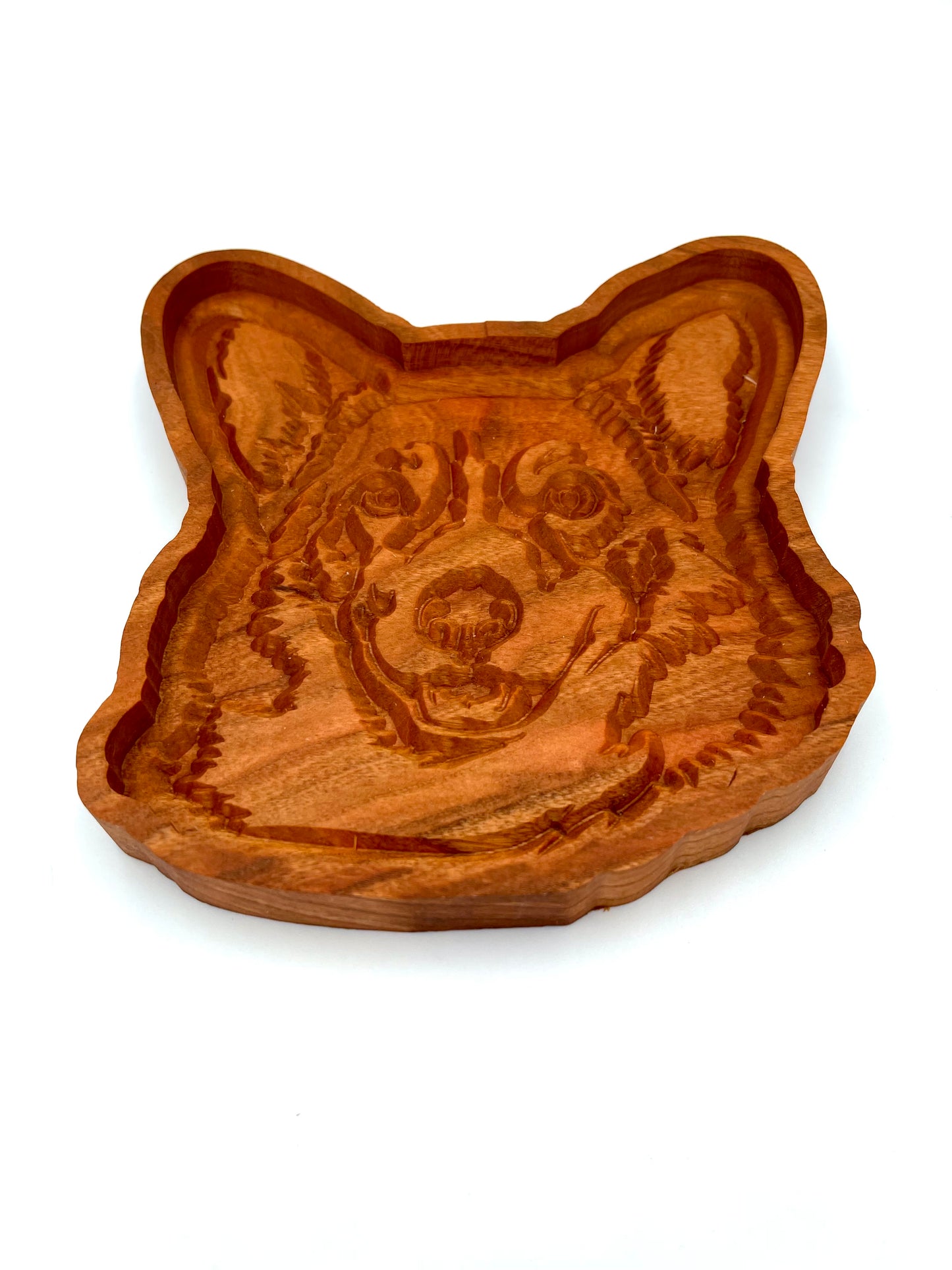 Corgi Wood Catch All Tray