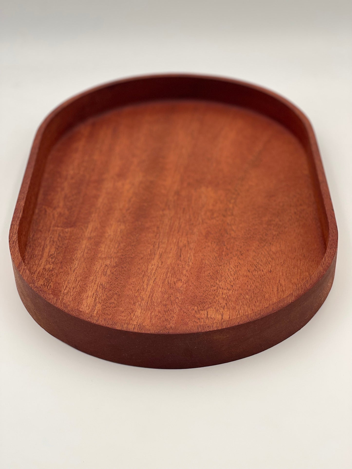 Red Wood Tray 16"