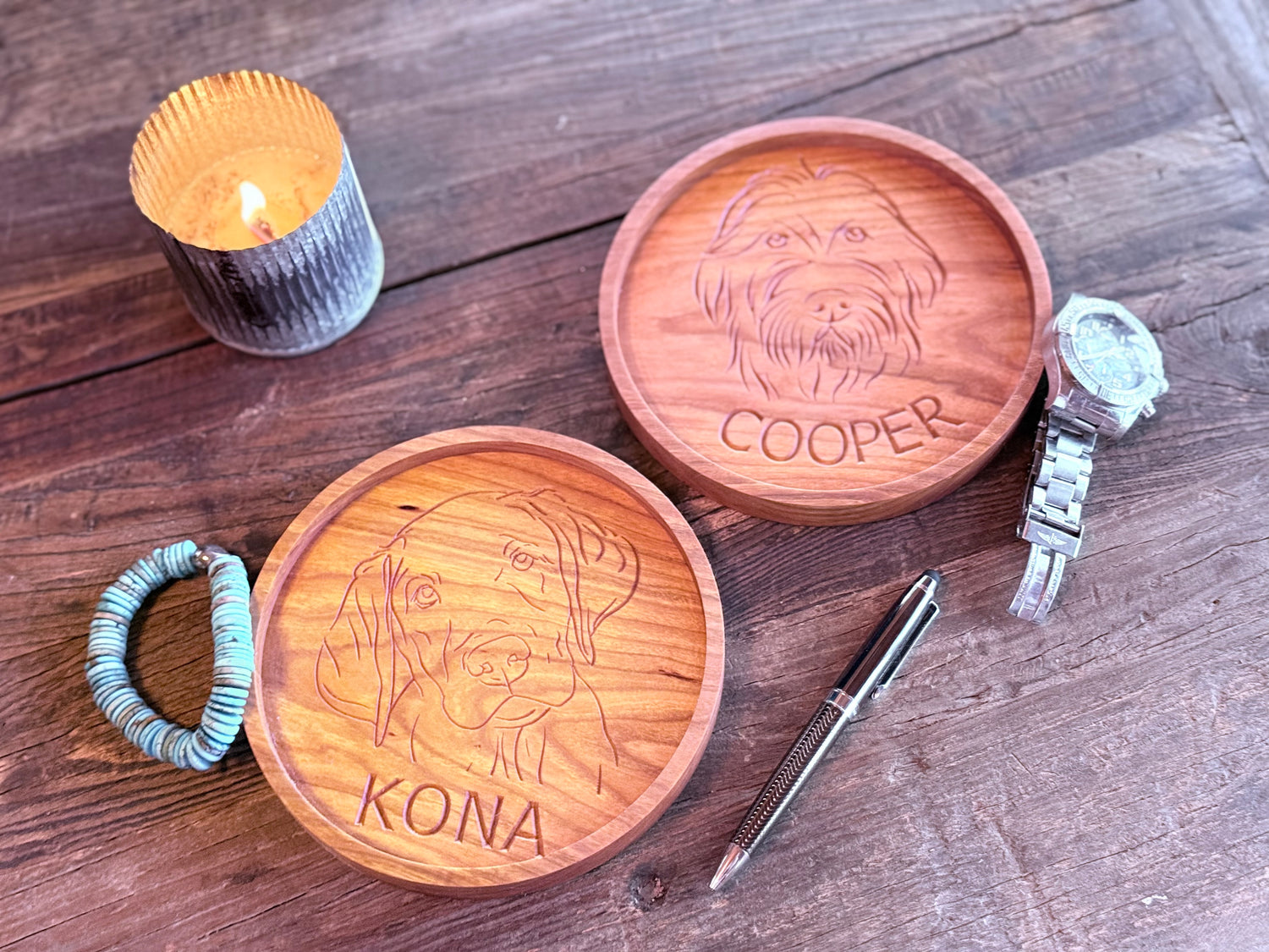 Personalized Dog Breed Catch - All Tray — Custom Engraved with Your Dog&