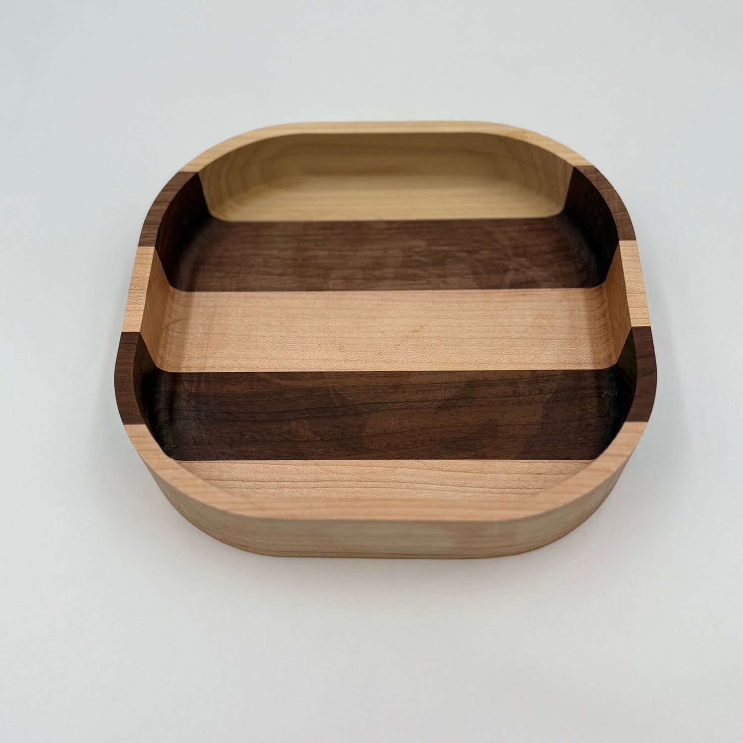 Black Walnut and Birch Bowl - NW Timber Studio