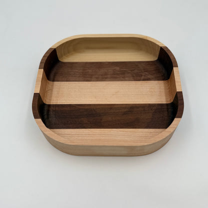 Black Walnut and Birch Bowl - NW Timber Studio