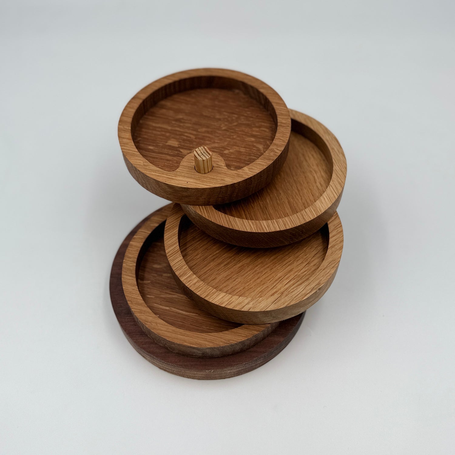 Stacking Wooden Jewelry Organizer - NW Timber Studio