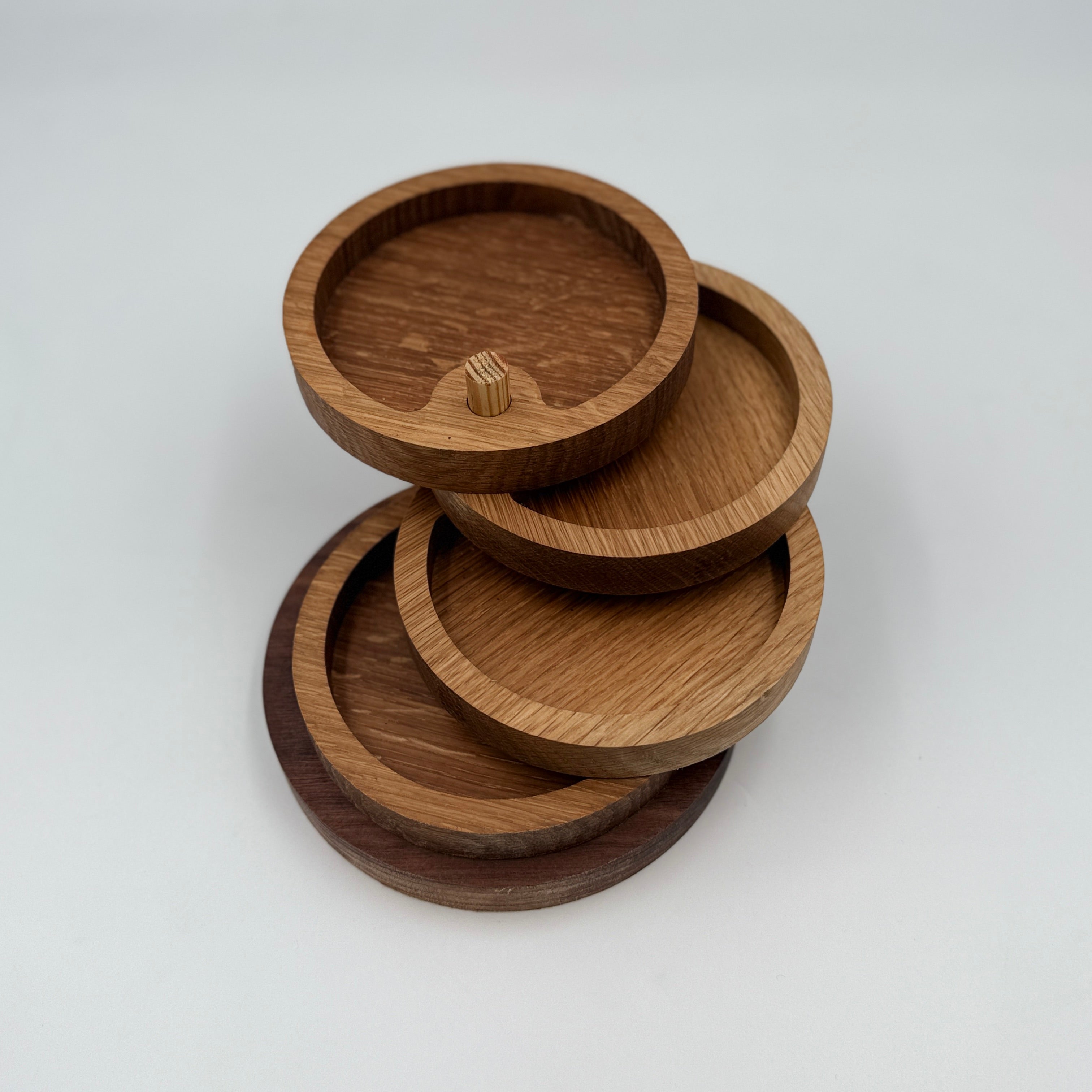 Stacking Wooden Jewelry Organizer - NW Timber Studio