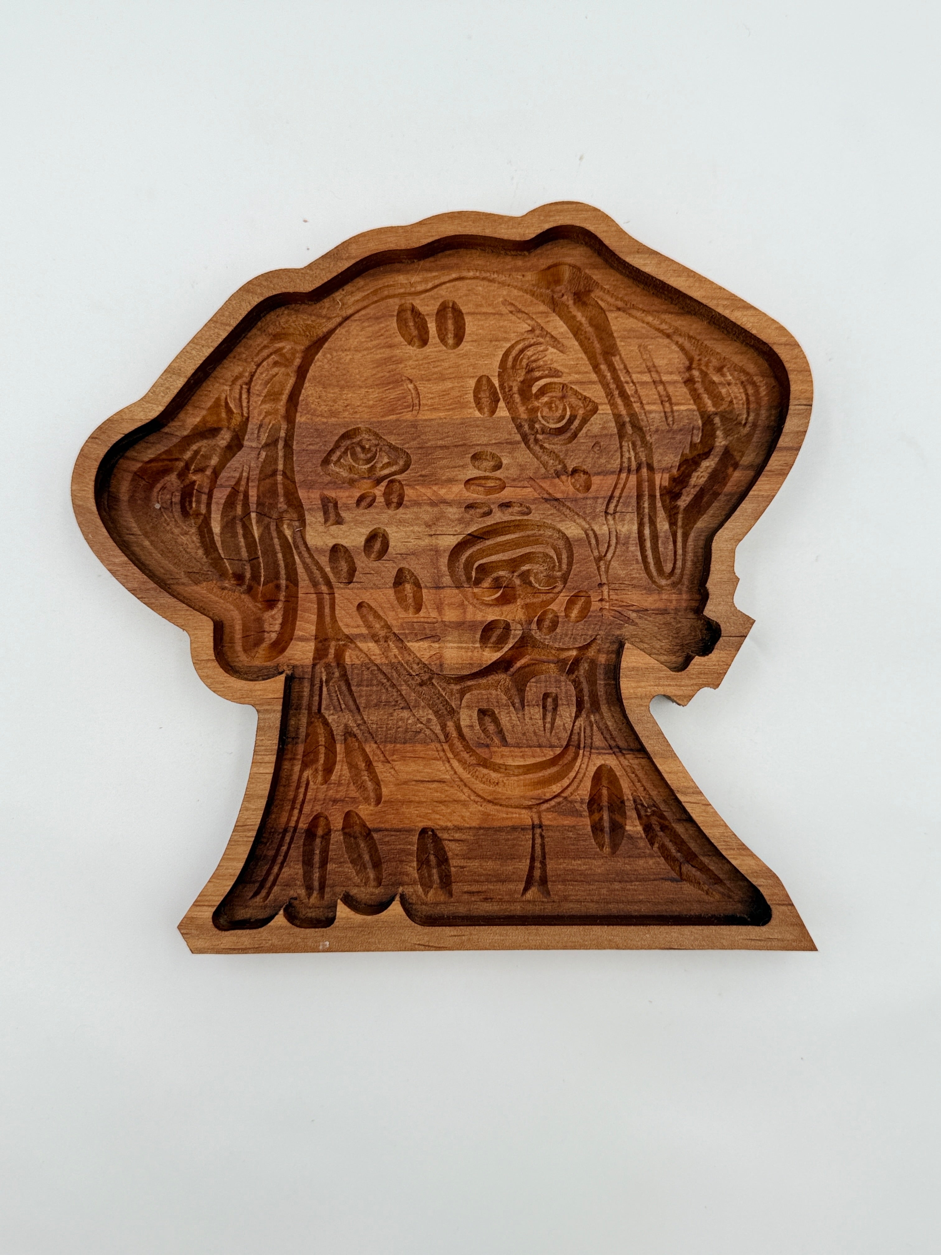 Dalmatian Catch-All Tray | Solid Cherry Wood