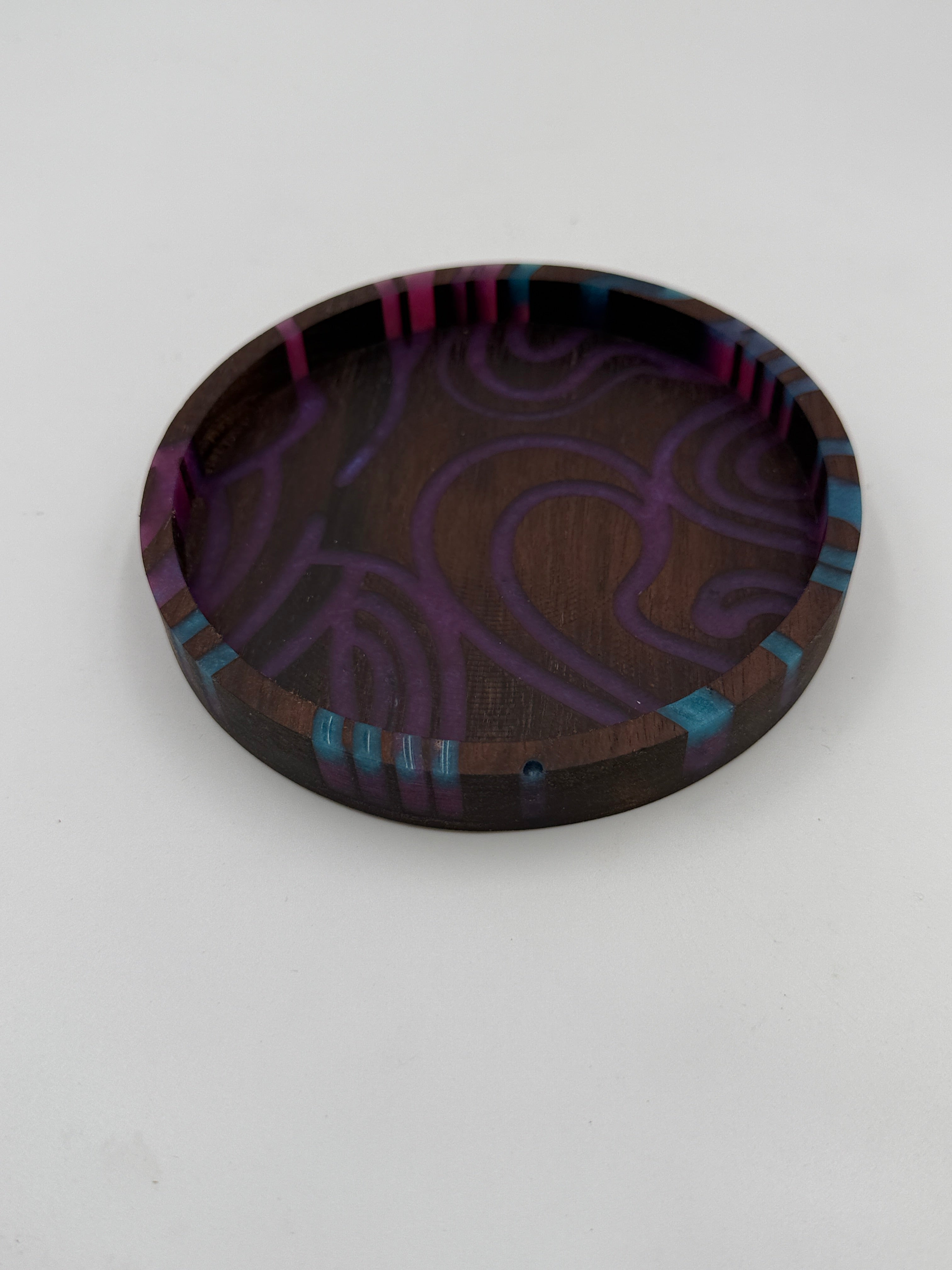 Mosaic Collection: Black Walnut Lines