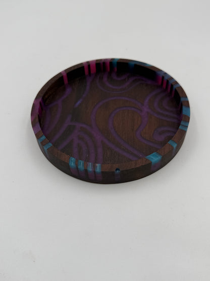 Mosaic Collection: Black Walnut Lines