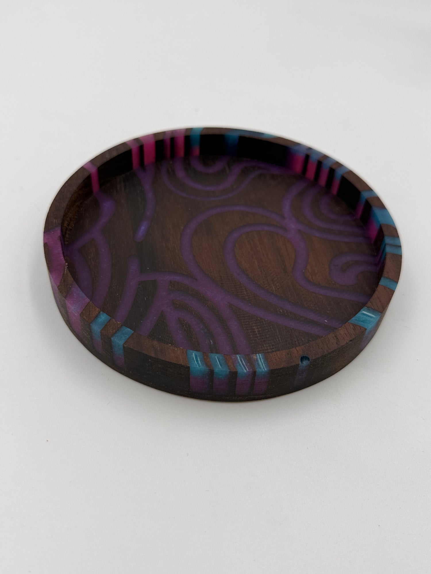 Mosaic Collection: Black Walnut Lines