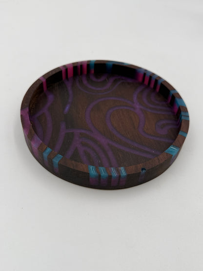 Mosaic Collection: Black Walnut Lines