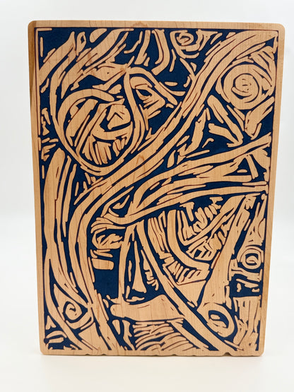 Birch &amp; Blue Resin Wall Art