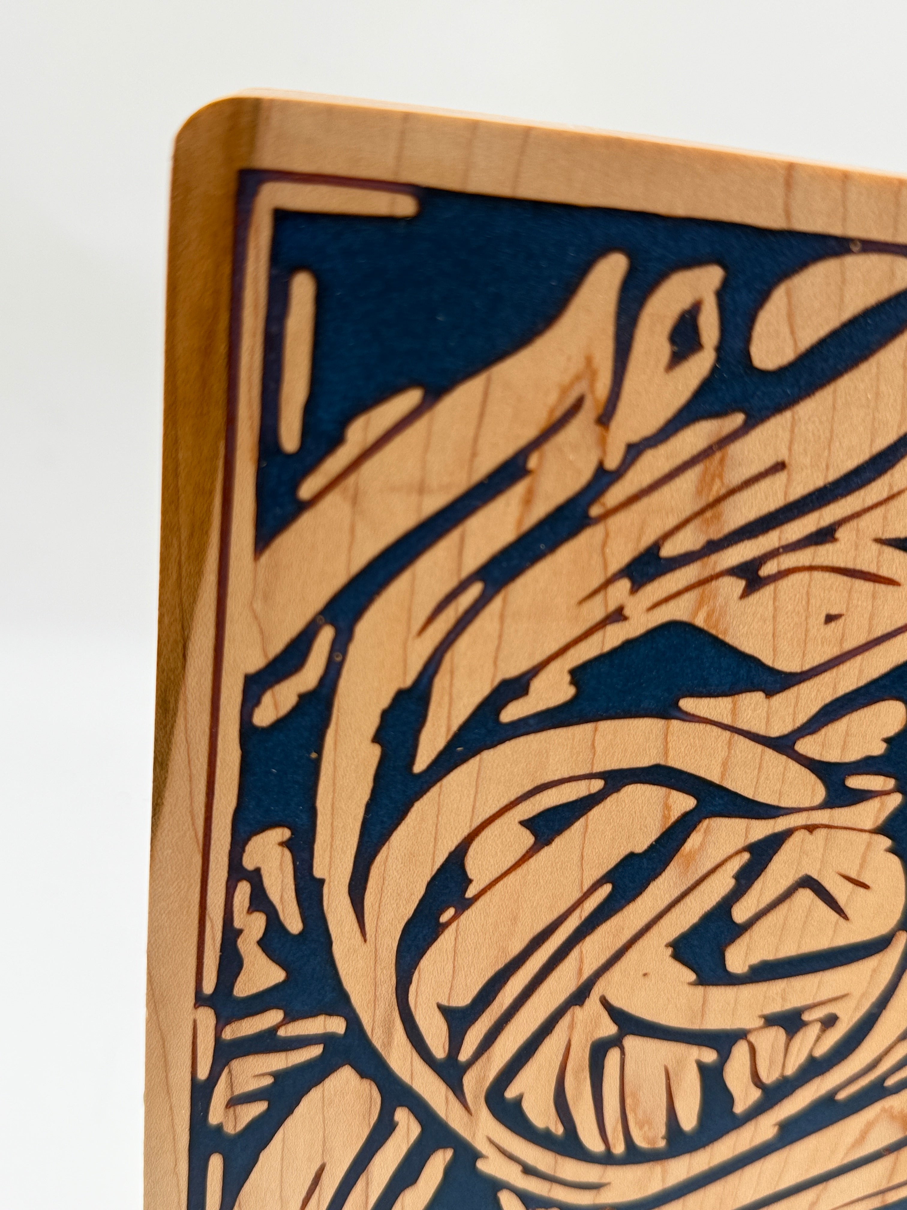 Birch &amp; Blue Resin Wall Art