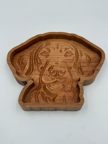 Weimaraner Wooden Tray