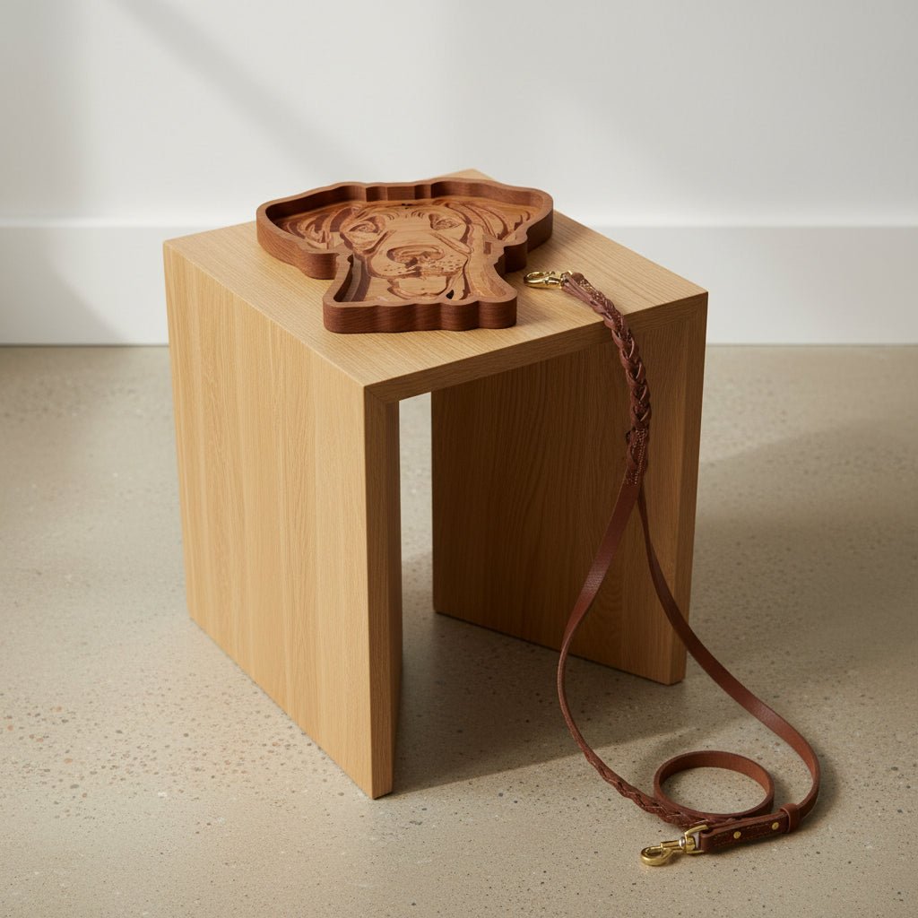 Great Dane Catch-All Tray Cherry Wood v2 - NW Timber Studio