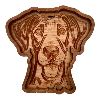 Great Dane Catch-All Tray Cherry Wood v2 - NW Timber Studio