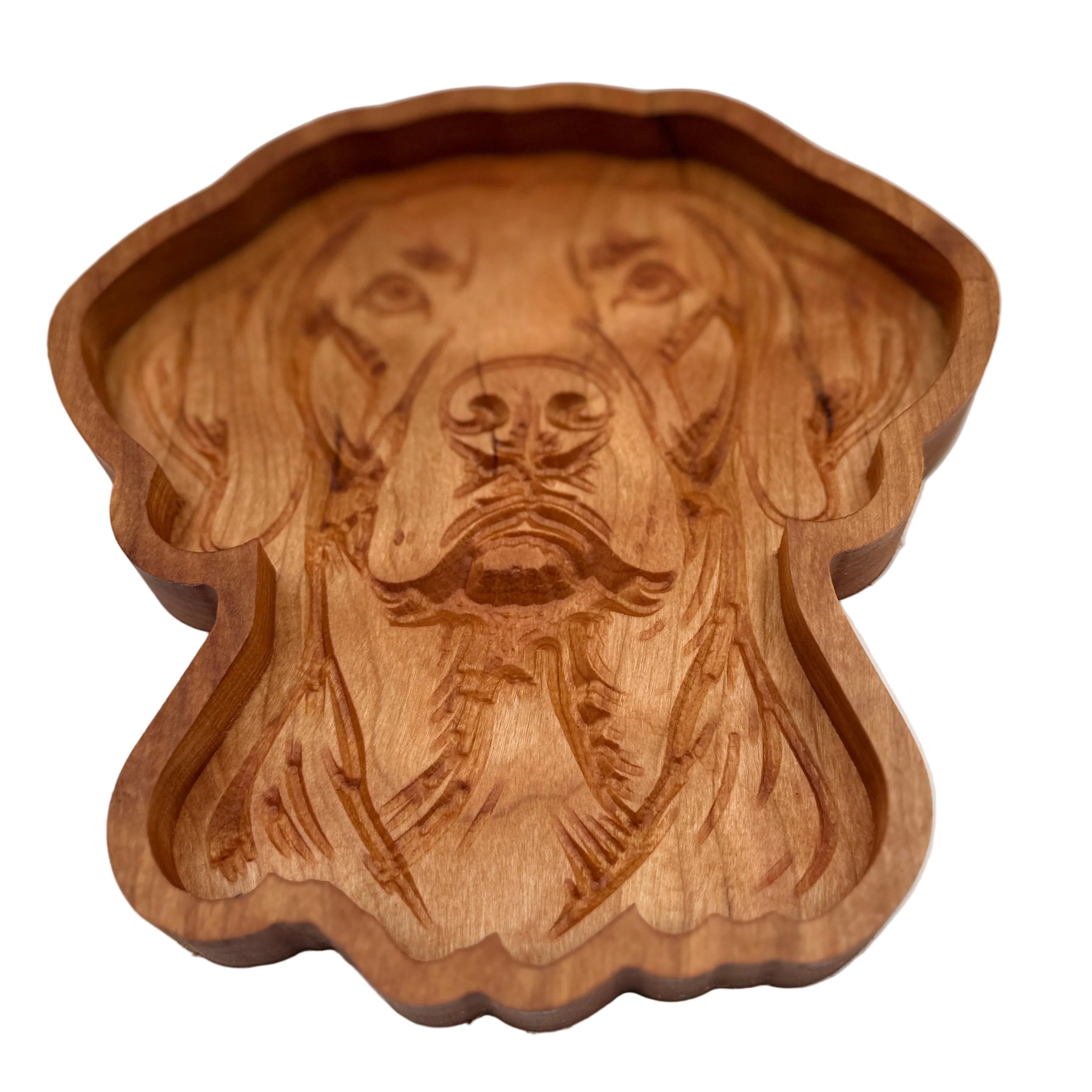 Vizsla Catch-All Tray Cherry Wood - NW Timber Studio