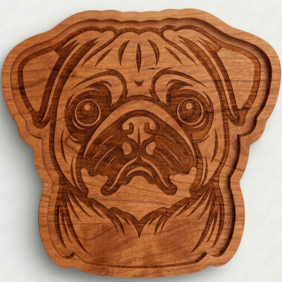Pug Catch-All Tray - NW Timber Studio