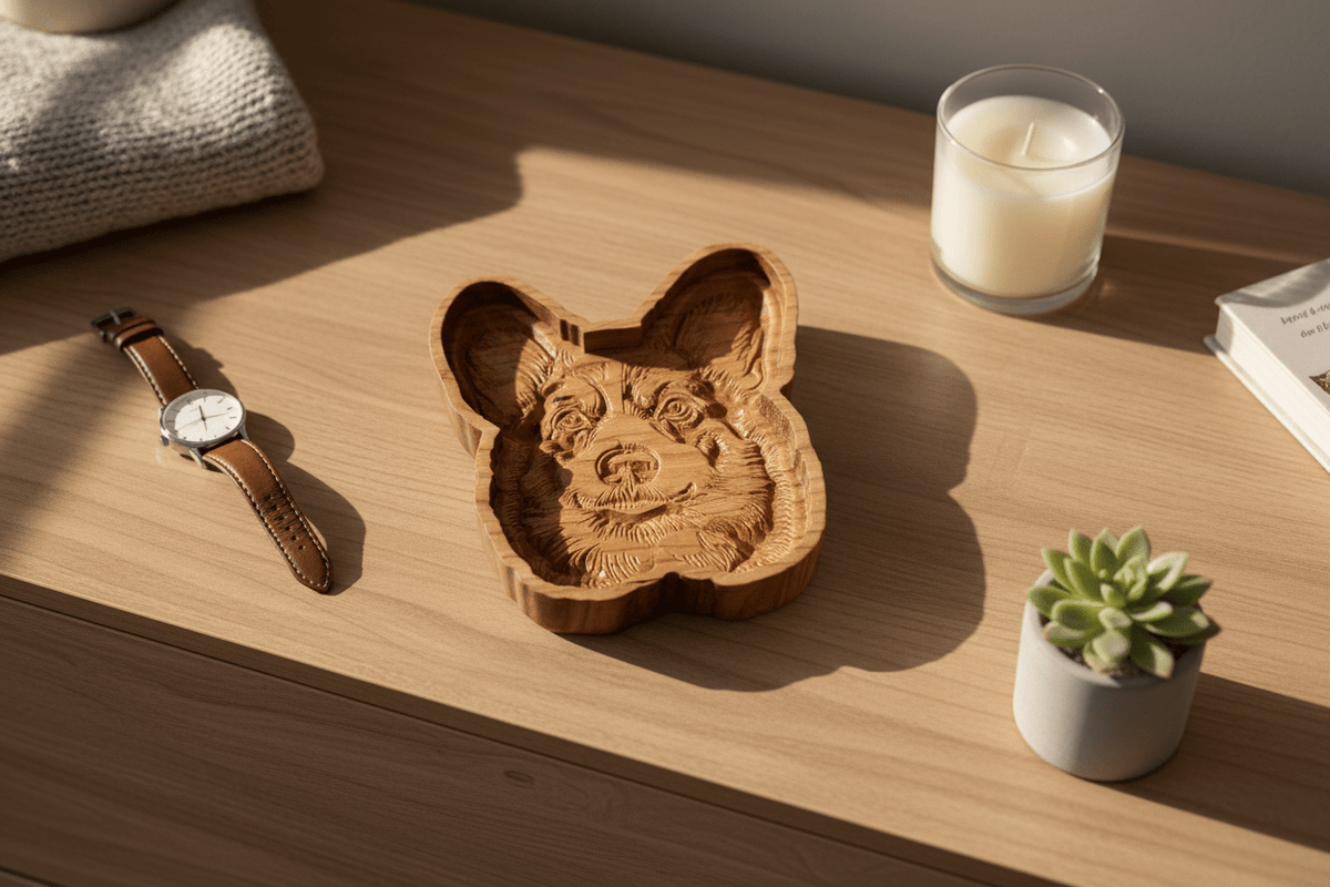 Corgi Catch-All Tray V2 - NW Timber Studio