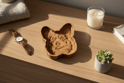 Corgi Catch-All Tray V2 - NW Timber Studio