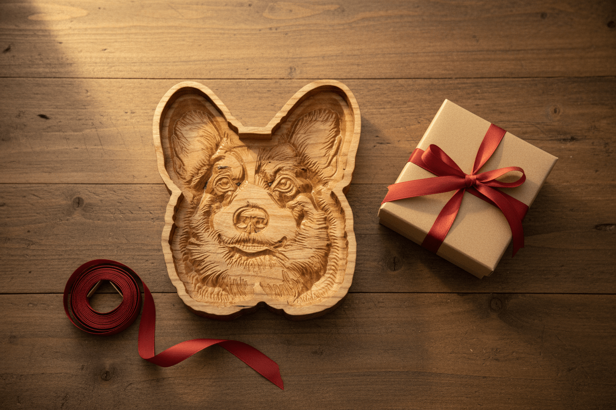 Corgi Catch-All Tray V2 - NW Timber Studio