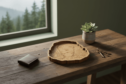 Cocker Spaniel Catch-All Tray - NW Timber Studio