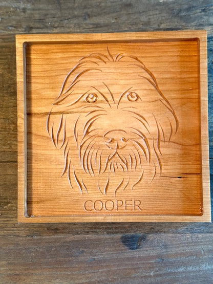 Custom Dog Tray With Name