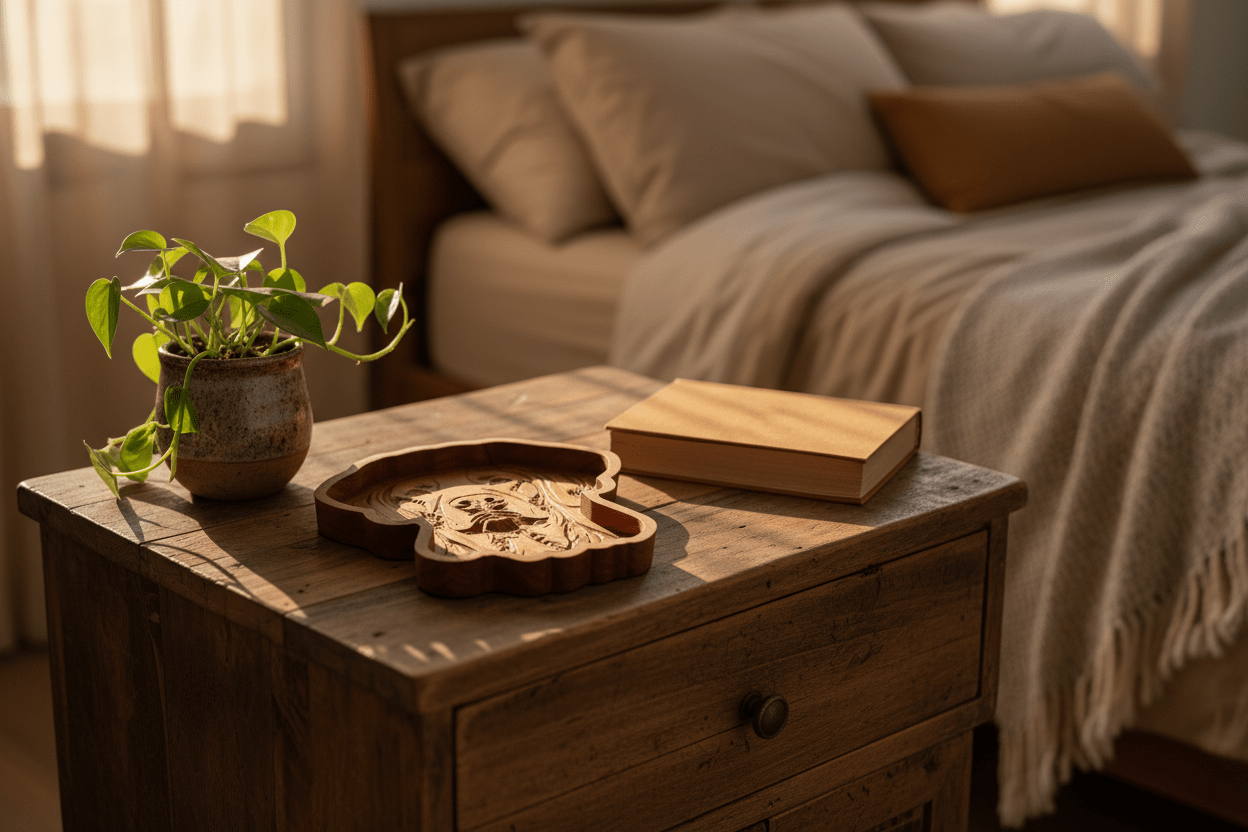 Vizsla Catch-All Tray Cherry Wood - NW Timber Studio